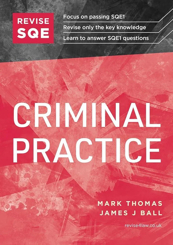 Revise SQE Criminal Practice : SQE1 Revision Guide