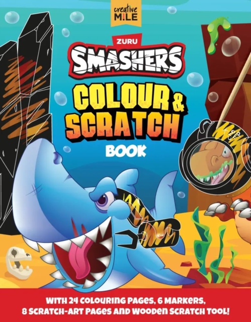 Smashers Colour and Scratch Book