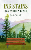 Ink stains on a wooden bench
