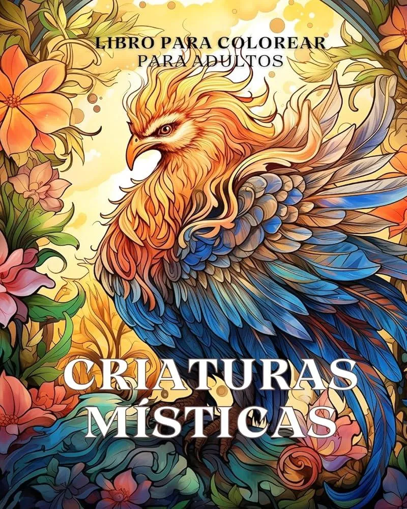 Libro para colorear de criaturas misticas para adultos : Un libro de colorear para adultos con criaturas fantasticas como el dragon