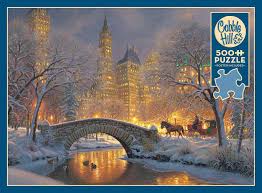 Winter in the Park 500 Piece Puzzle