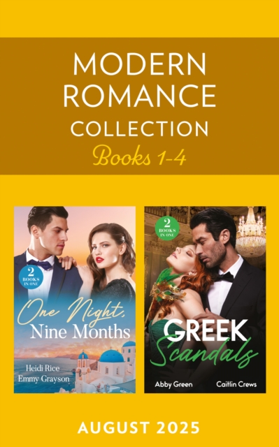 Modern Romance August 2025 Books 1-4