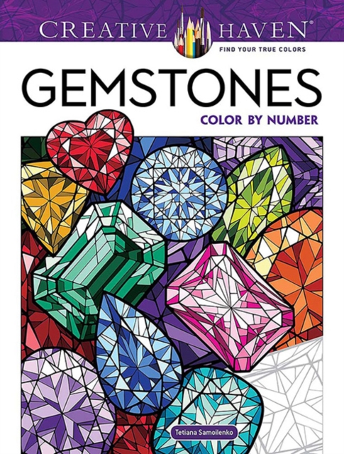 Creative Haven Gemstones Color by Number
