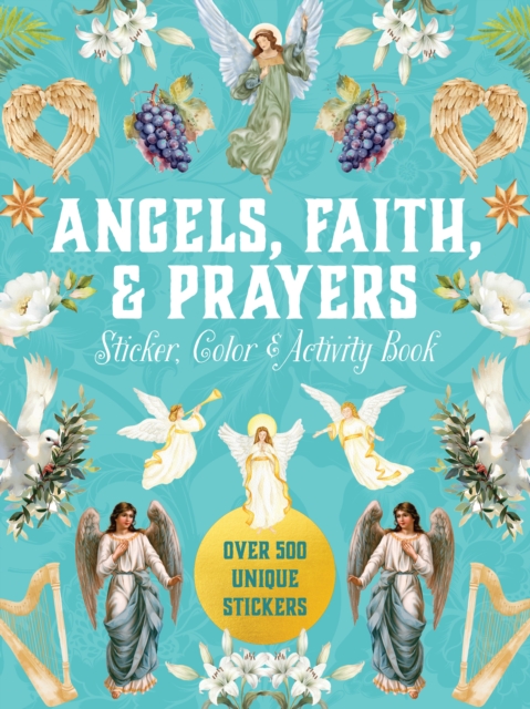 Angels, Faith & Prayers Sticker, Color & Activity Book