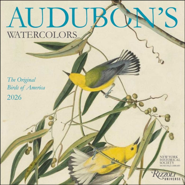 Audubon’s Watercolors 2026 Wall Calendar