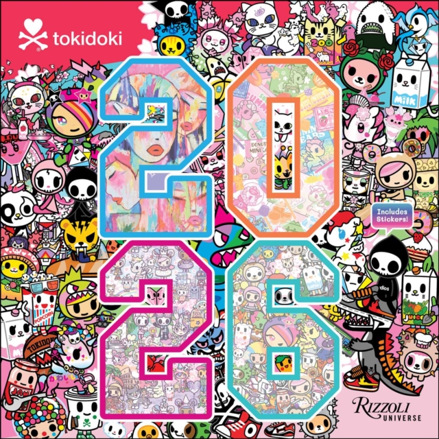 tokidoki 2026 Wall Calendar (Includes Stickers)