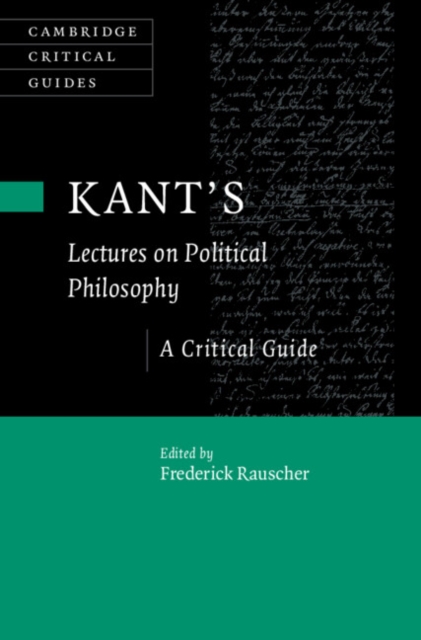 Kant's Lectures on Political Philosophy