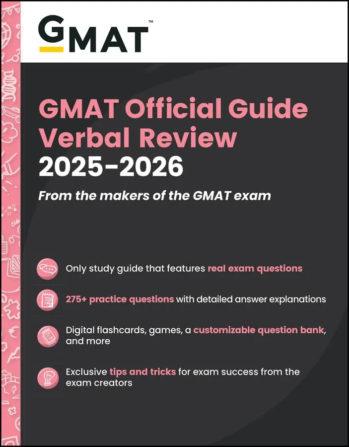 GMAT Official Guide Verbal Review 2025-2026