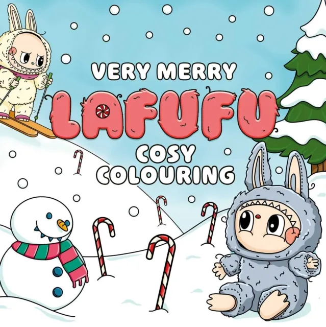 Very Merry Lafufu Cosy Colouring Book