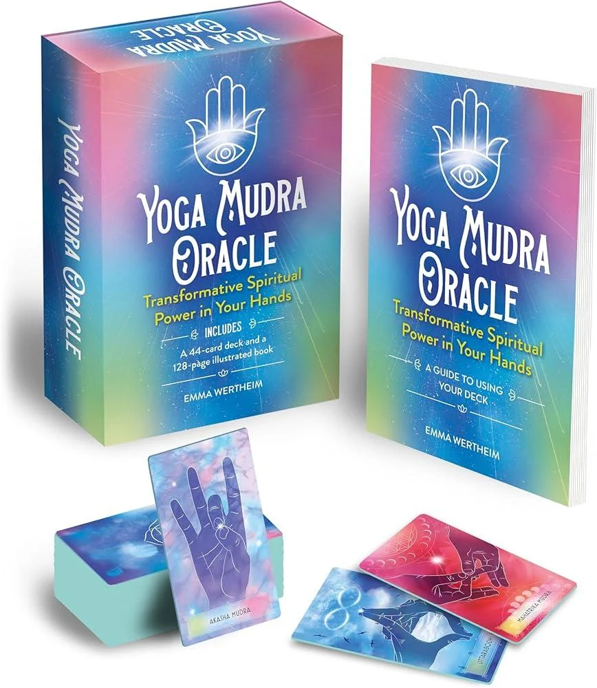 Yoga Mudra Oracle Book and Card Deck : Includes 44 cards and a 128-page book