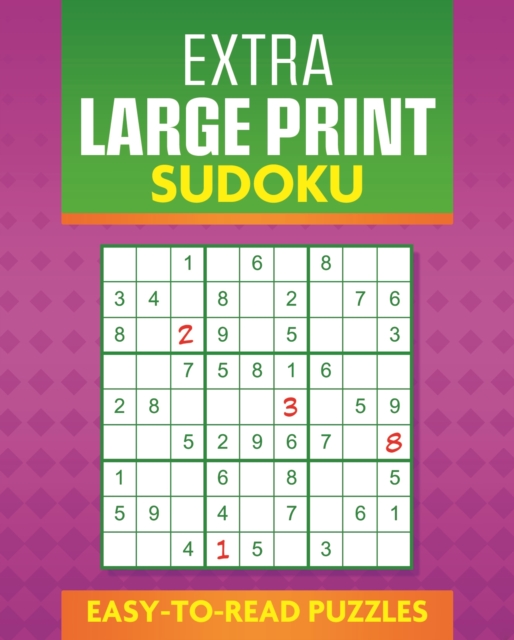 Extra Large Print Sudoku