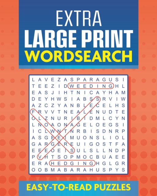 Extra Large Print Wordsearch
