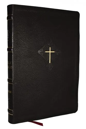 RSV2CE, Thinline Large Print Catholic Bible, Black Leathersoft, Comfort Print