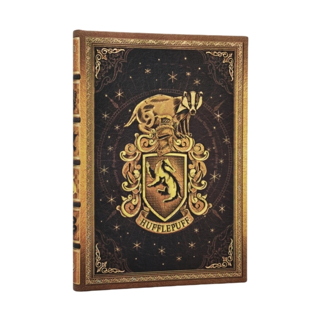 Hufflepuff Journal (Harry Potter Collection) Midi Custom Lined (Elastic Band Closure)