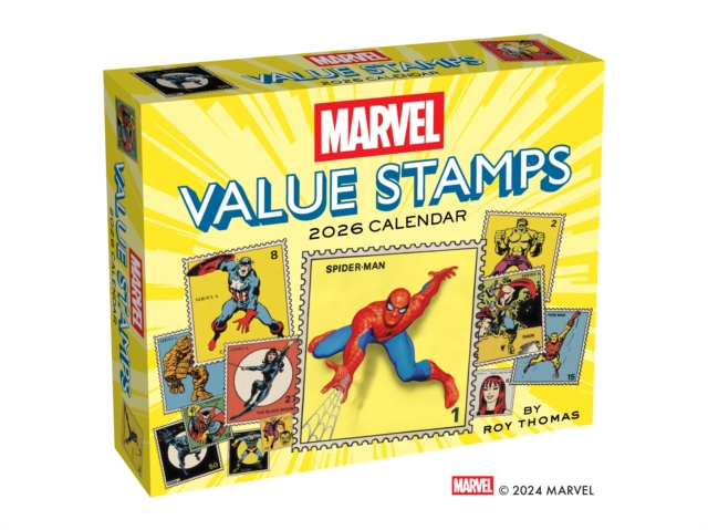 Marvel Value Stamps 2026 Day-to-Day Calendar