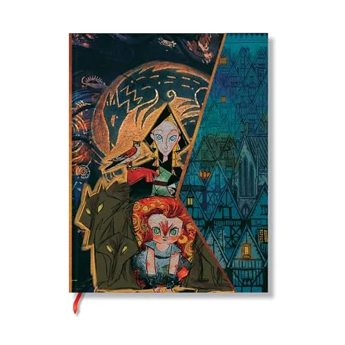 WolfWalkers (Irish Folklore Trilogy) Ultra Lined Hardcover Journal (Wrap Closure)