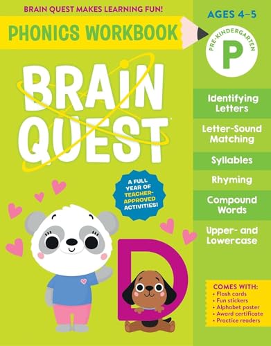 Brain Quest Phonics Workbook