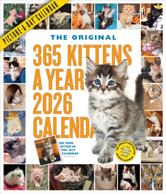 365 Kittens-A-Year Picture-A-Day® Wall Calendar 2026