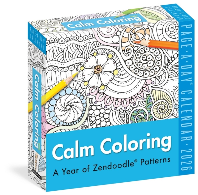 Calm Coloring Page-A-Day® Calendar 2026