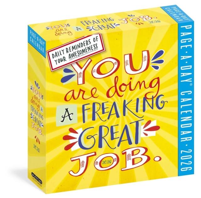 You Are Doing a Freaking Great Job Page-A-Day® Calendar 2026