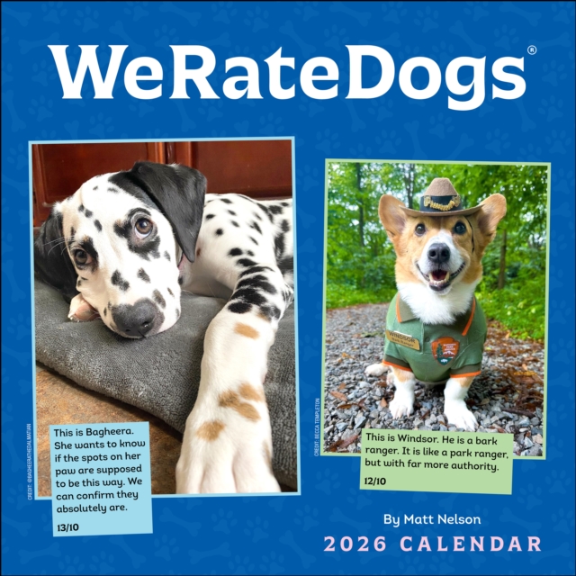 WeRateDogs 2026 Wall Calendar