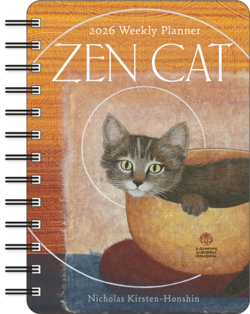 Zen Cat 2026 Weekly Planner Calendar
