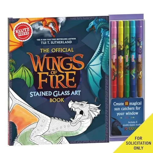 Wings of Fire Stained Glass Art Book