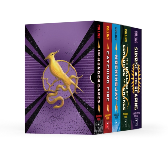 Hunger Games 5-Book Hardcover Box Set (The Hunger Games, Catching Fire, Mockingjay, The Ballad of Songbirds and Snakes, Sunrise on the Reaping)