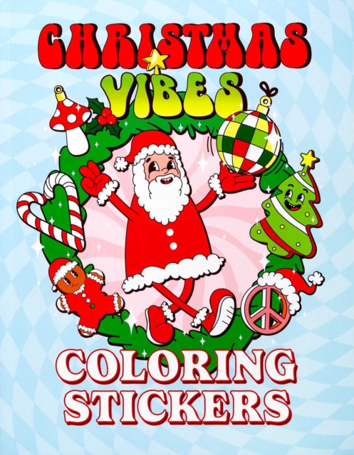 Christmas Vibes Coloring Stickers