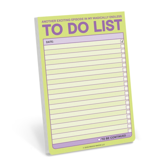 Knock Knock Endless To Do List Great Big Stickies