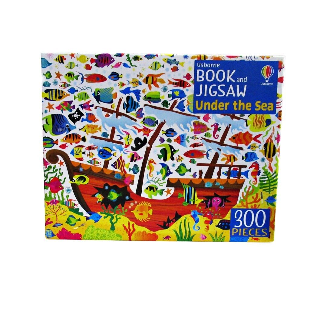 Book and Jigsaw Under the Sea