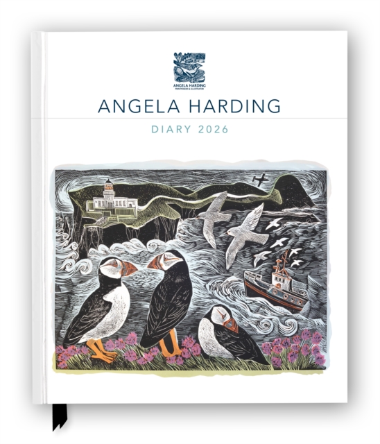 Angela Harding 2026 Desk Diary Planner - Week to View, Illustrated throughout