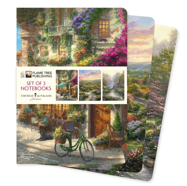 Thomas Kinkade Set of 3 Standard Notebooks