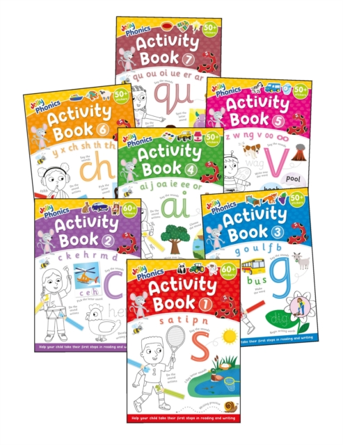Jolly Phonics Activity Books 1-7