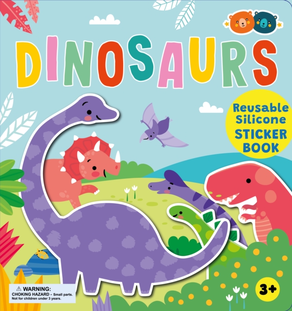 Silicone Sticker Book - Dinosaurs