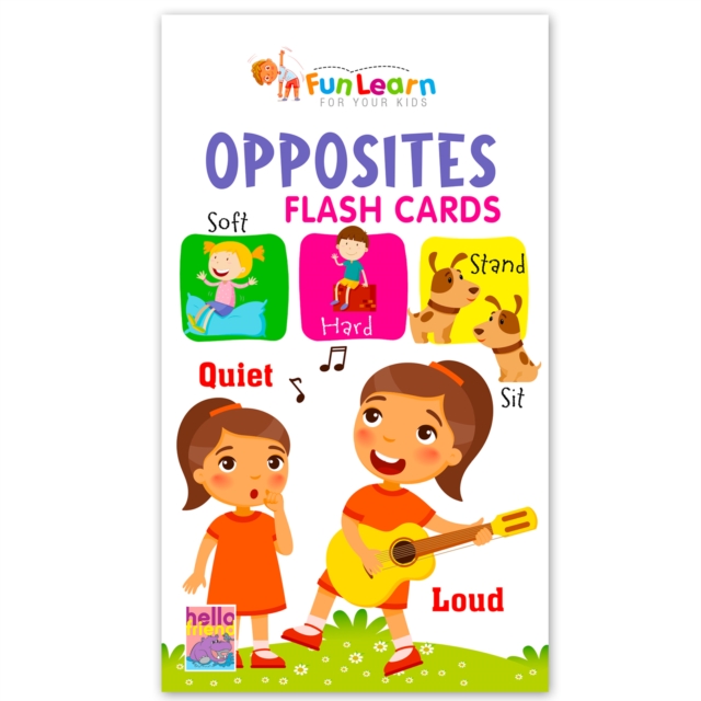 Opposites 30 Flash Cards Box