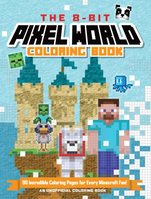 The 8-Bit Pixel World Coloring Book