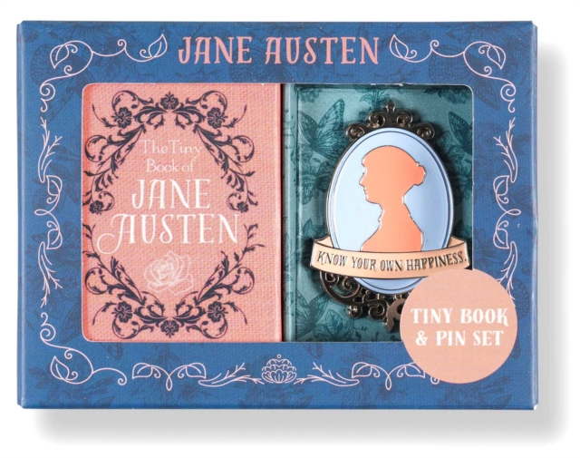 Jane Austen Tiny Book and Pin Set