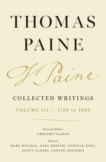 Thomas Paine Collected Writings, Volume 3