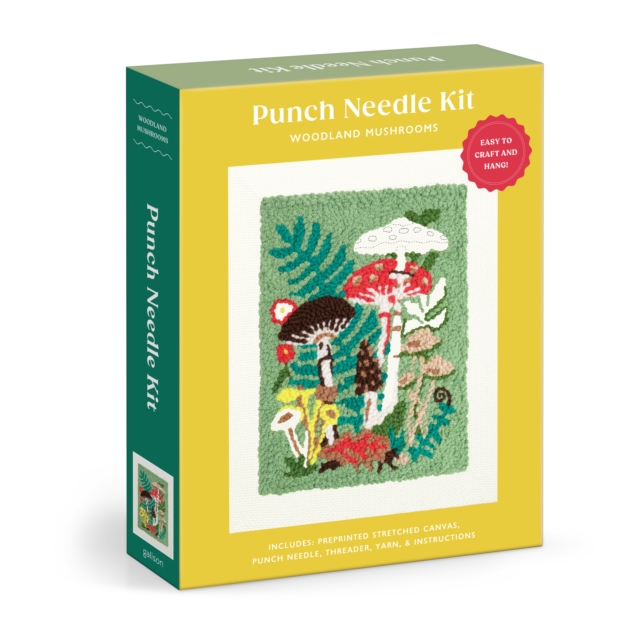 Woodland Mushrooms Punch Needle Kit