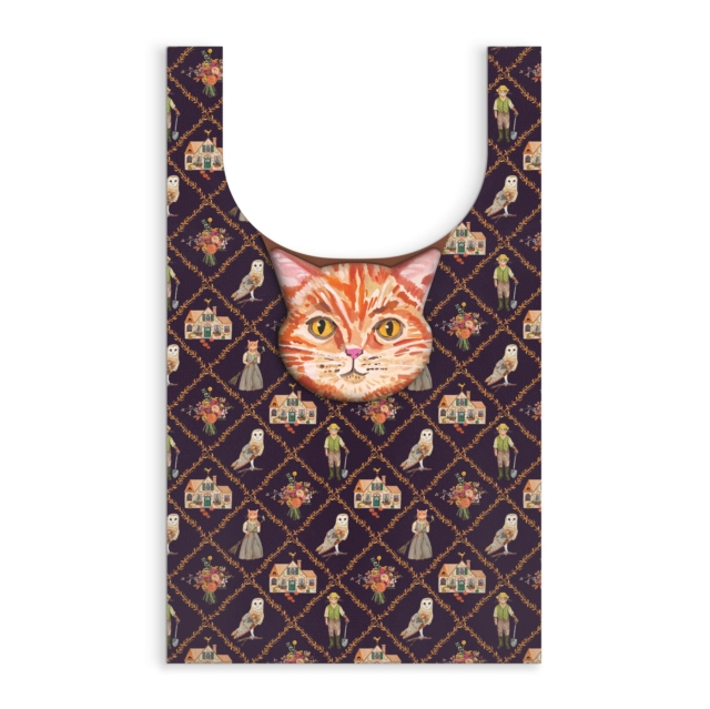 Cottage Cats Packable Nylon Tote