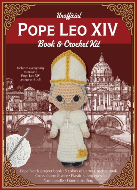 Unofficial Pope Leo XIV Book and Crochet Kit