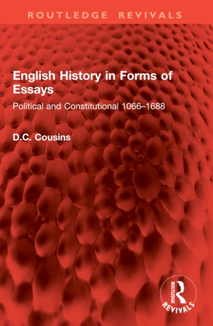English History in Forms of Essays