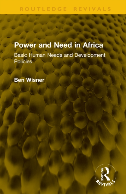 Power and Need in Africa