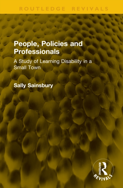 People, Policies and Professionals