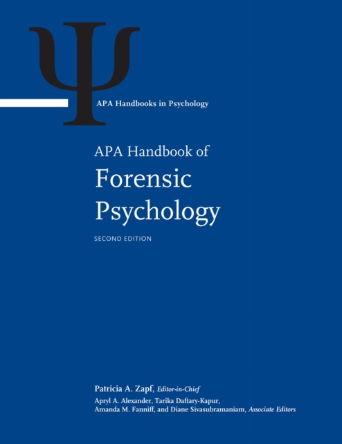 APA Handbook of Forensic Psychology