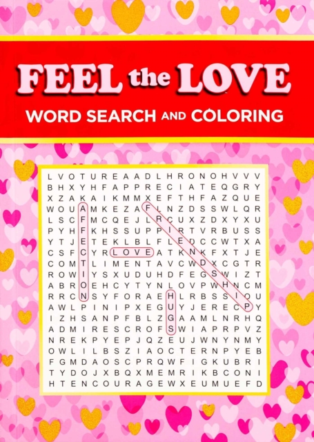 Feel the Love Word Search and Coloring