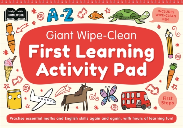 Giant Wipe-Clean First Learning Activity Pad