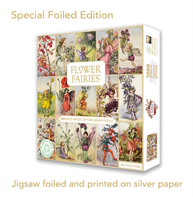 Special Edition Adult Foiled Jigsaw Puzzle Flower Fairies