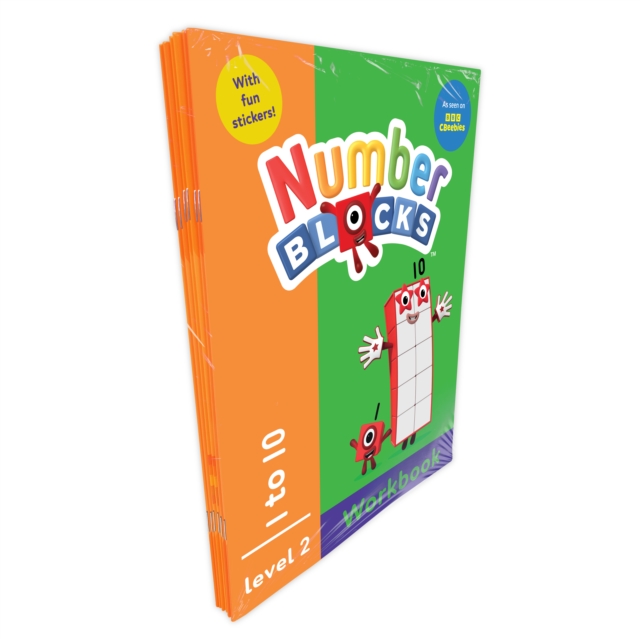 Numberblocks & Alphablocks Orange Level Workbook Set (6 books)